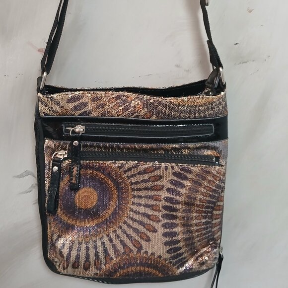 ALBA Sequin Leopard Crossbody - Picture 11 of 12